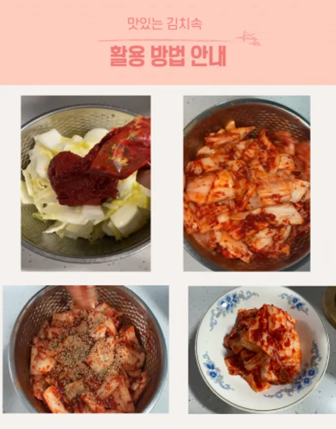 지니 중국산 겉절이 김치양념 2kg x 1팩 박스포장 이미지