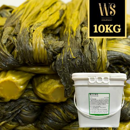 돌산갓절임 10kg 가정용 업소용 대용량 반찬 여수 돌갓 갓장아찌 반찬류 녹색