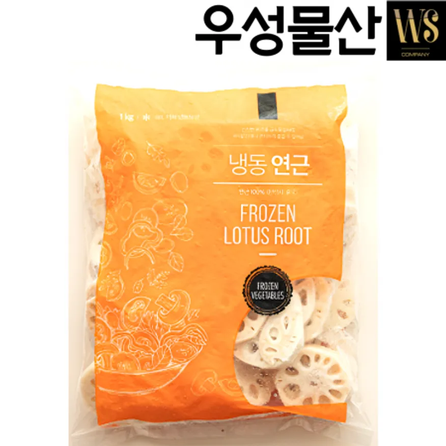 냉동야채 냉동 연근 슬라이스 10kg 이미지