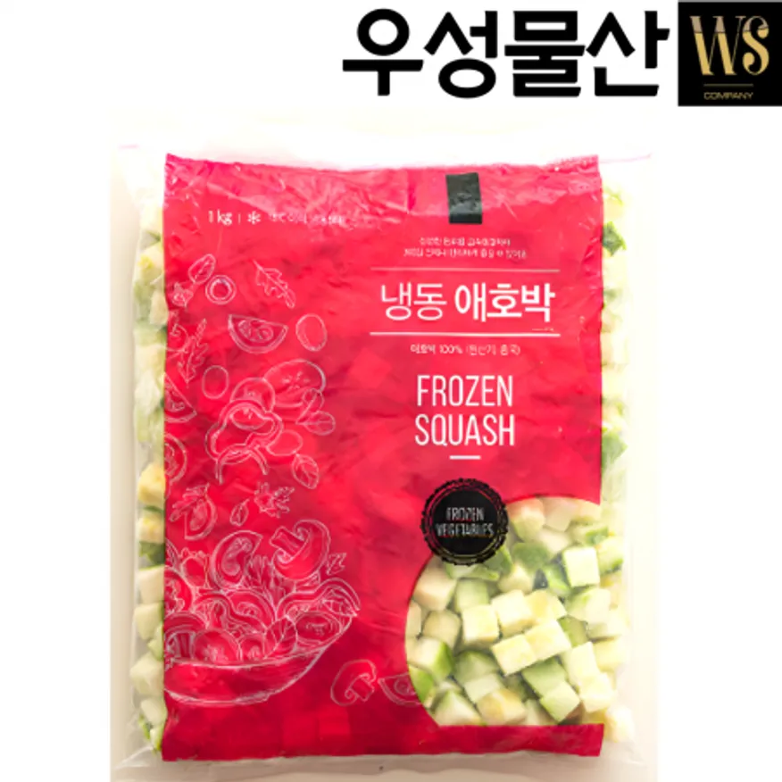 냉동야채 냉동 애호박 1.5cm다이스 8kg 이미지