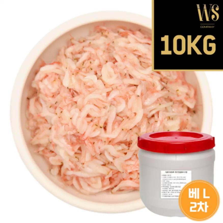 업소용 베트남산 새우젓 L사이즈 10kg 국내2차선별 족발용 국밥용 베트남 이미지