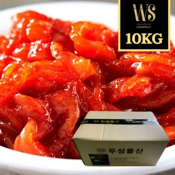 우성물산 업소용 가성비상품 채쓴 오징어젓 10kg(아이스박스)