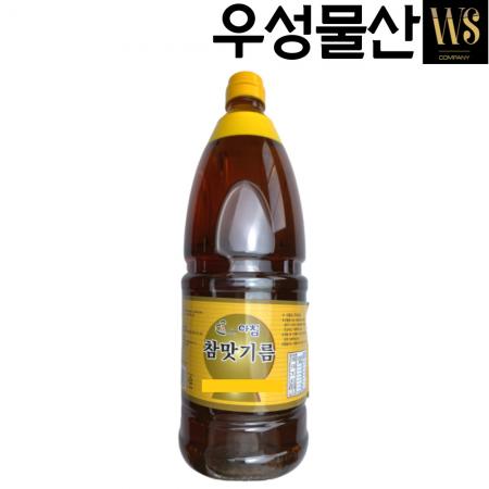 참맛기름 (참기름20%) 1.8L, 1병 맛기름 향미유 참기름대용 이미지