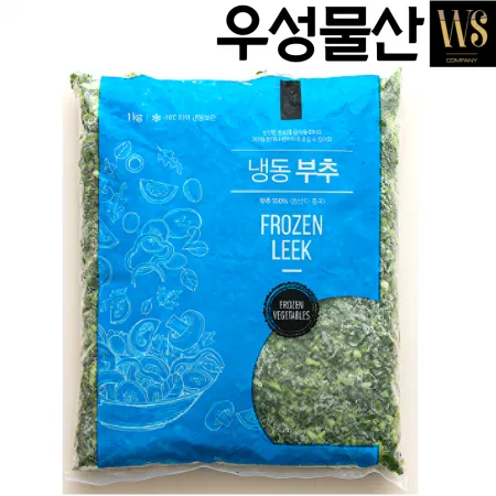 냉동야채 냉동 부추5mm슬라이스 8kg 이미지