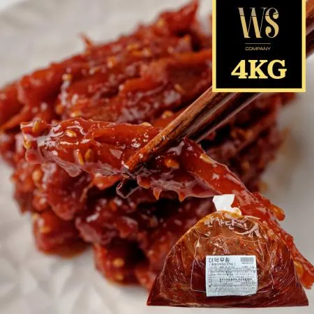 [반찬단지] 더덕무침 4kg 업소용 대용량 더덕 더덕반찬