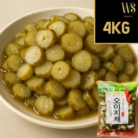 [옛한옥] 오이지채 4kg 업소용 대용량 박스포장