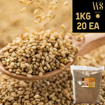 볶음참깨 1kg, 20봉 고소하게 볶은참깨 국내 안심제조 수입통깨