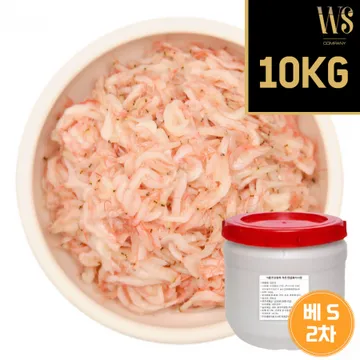 업소용 베트남산 새우젓 S사이즈 10kg 국내2차선별 족발용 국밥용 베트남