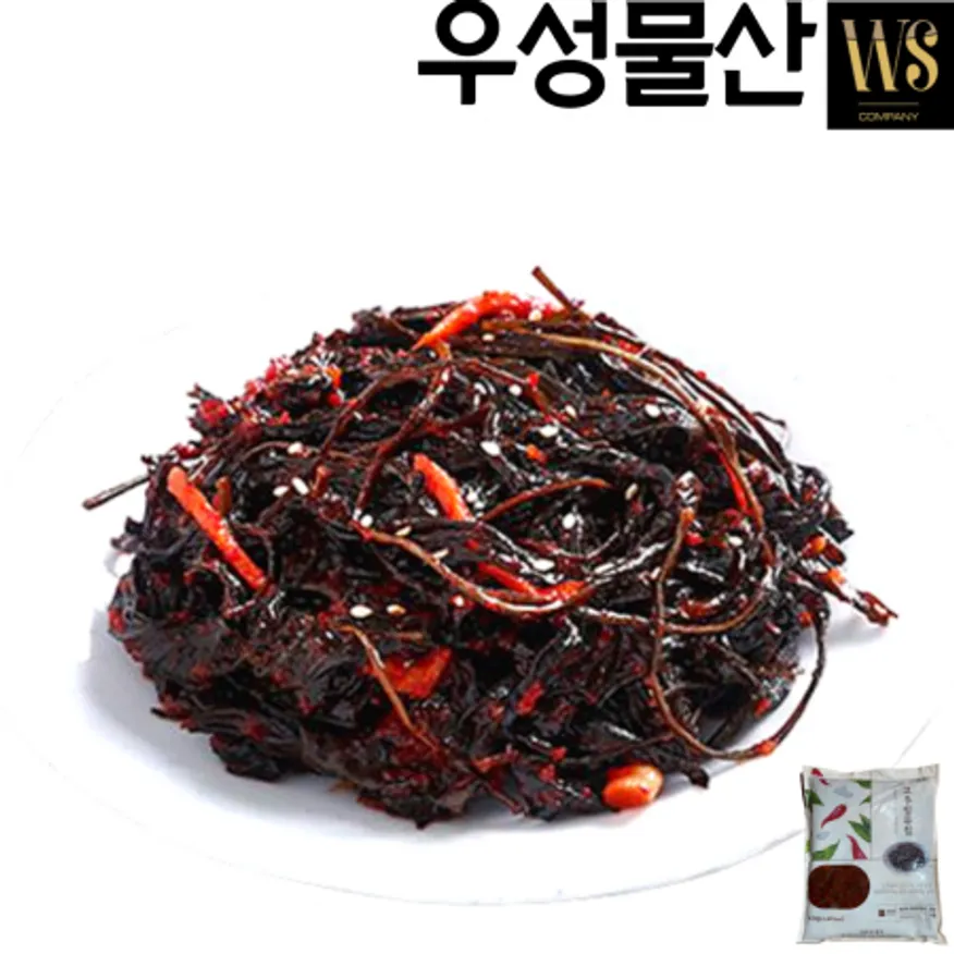 반찬단지 고추잎무침 4kg 가정용 업소용 대용량 반찬단지 밥도둑반찬 이미지
