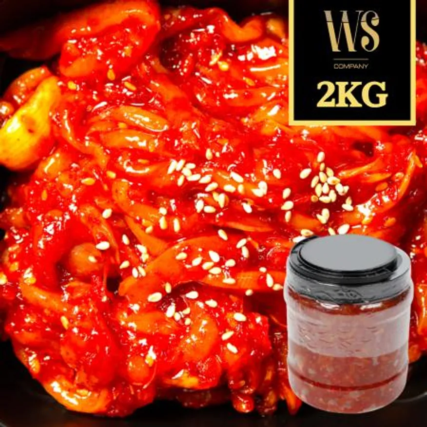 우성물산 채쓴 오징어젓갈 2kg, 1통, 업소용 가정용 이미지