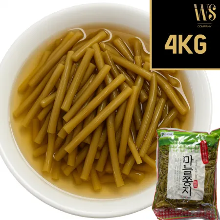 [옛한옥] 마늘쫑지 4kg 업소용 대용량 염장마늘쫑 이미지