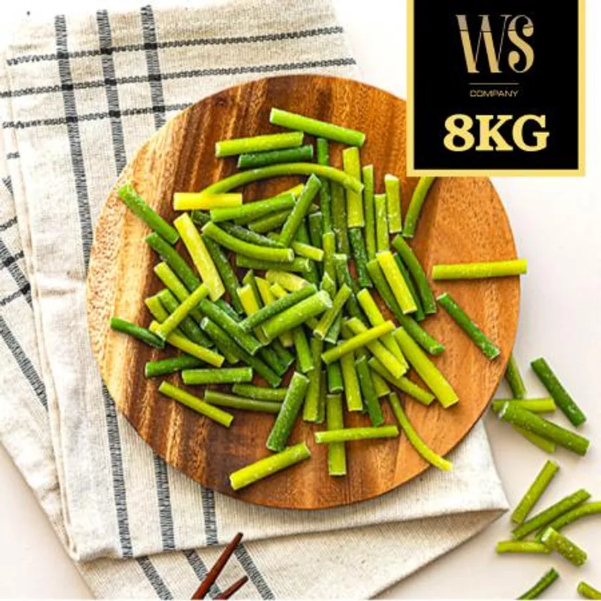 냉동야채 냉동 마늘쫑 5cm절단 8kg 이미지