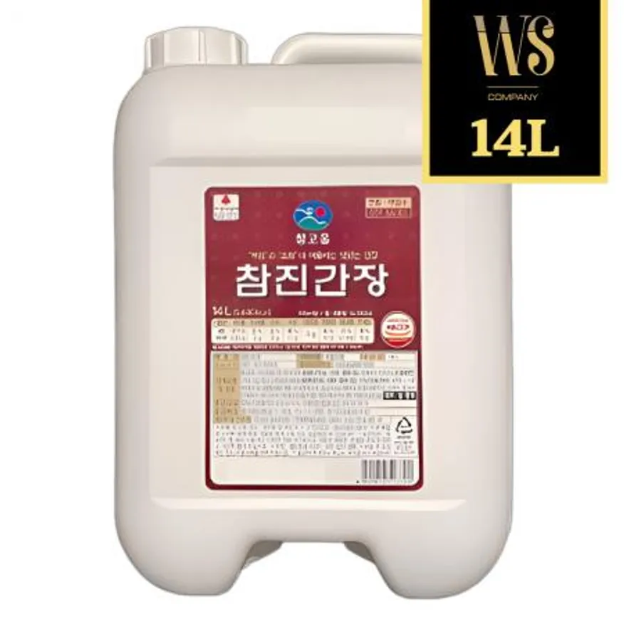 참고을 참 진간장 14L 대용량 업소용 양조간장 이미지