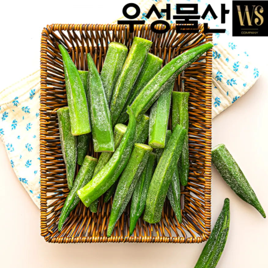 냉동야채 냉동 오크라(홀) 8kg 이미지