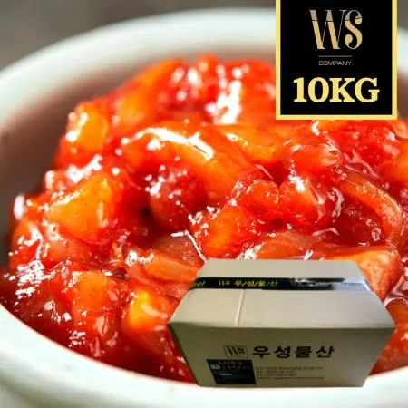 우성물산 업소용 3센치 오징어젓갈 10kg(아이스박스)