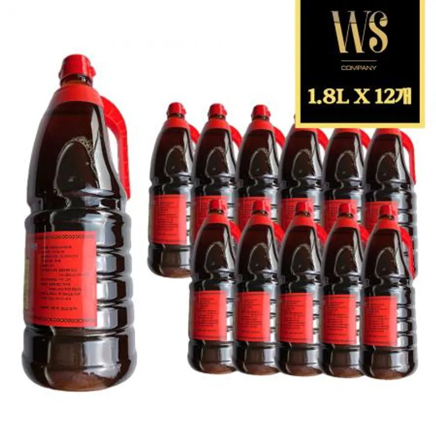 방앗간 참기름 1.8L, 12병, 1박스 고소한 진한 볶음참깨분100% 이미지