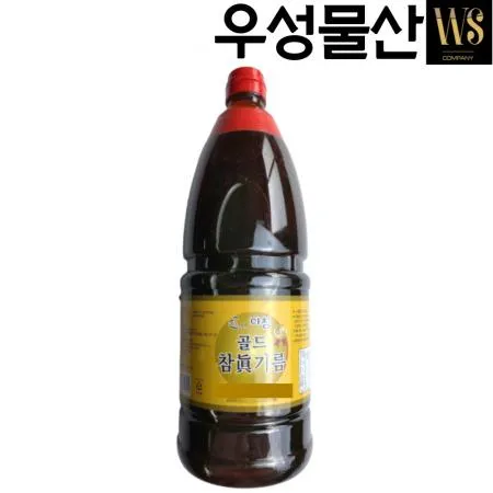 골드 참진기름 (참기름 70%) 1.8L, 1병 맛기름 향미유 참기름대용