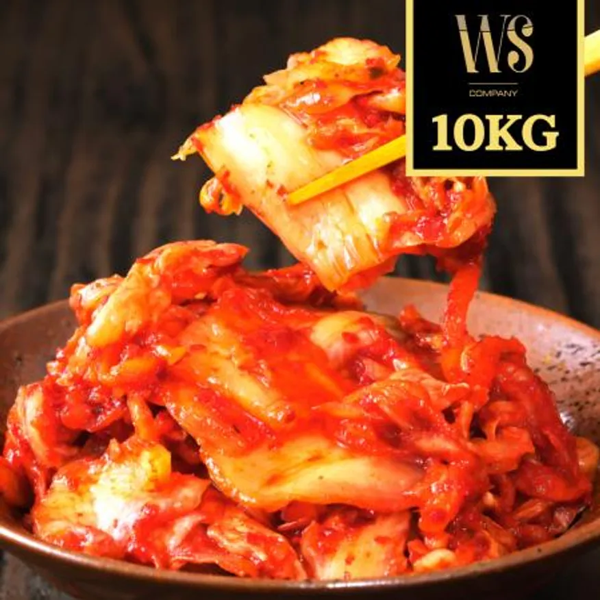 우성물산 맛김치 업소용 대용량 10kg 세절 박스포장 이미지