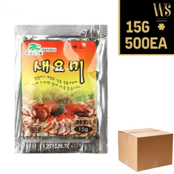 새요미15g 500입 일회용 새우젓