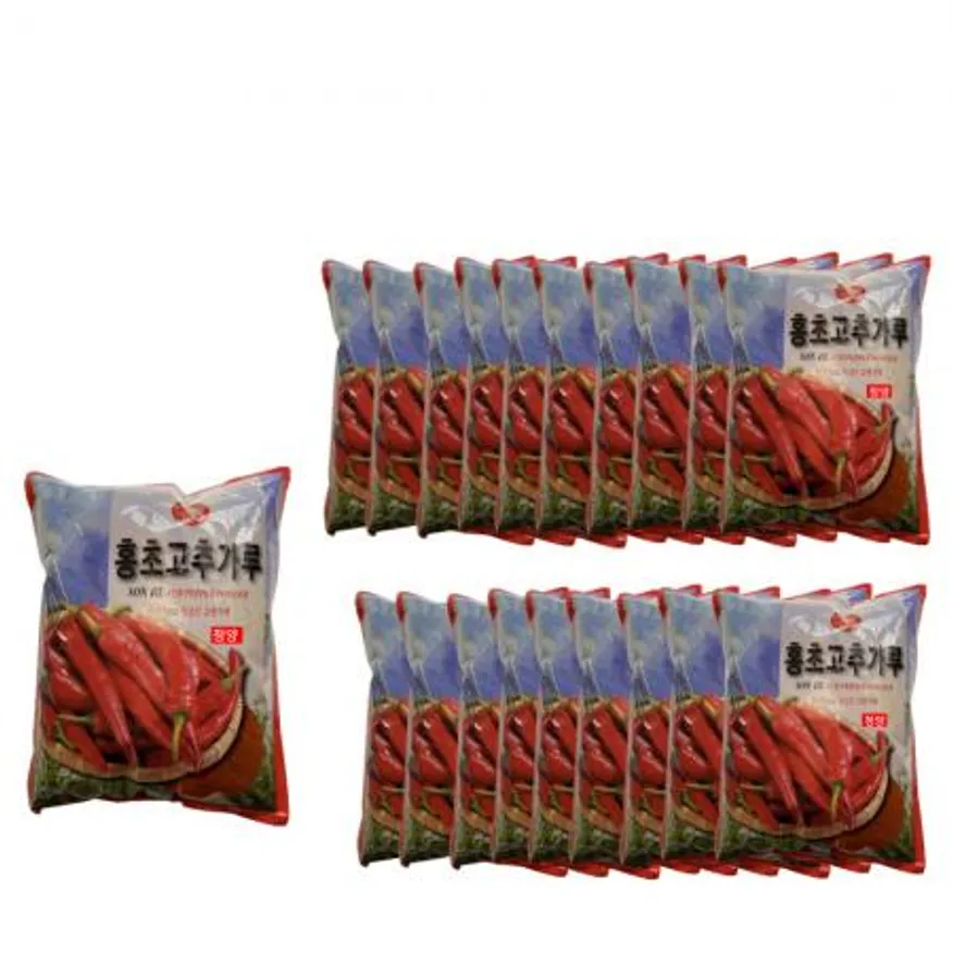 청양고추가루 1kg, 20봉 고운굵기 소스용 이미지