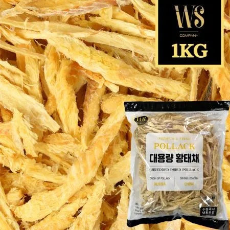 우성물산 황태채 프리미엄 자연건조황태채 업소용 대용량 1kg, 1팩 