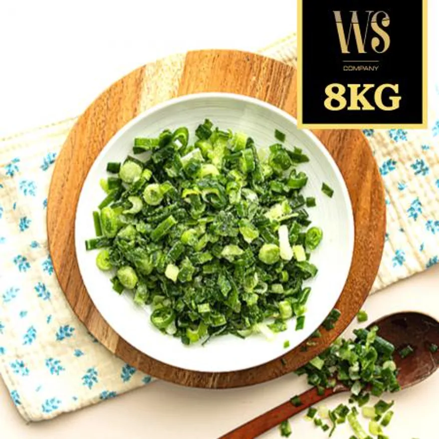 냉동야채 냉동쪽파 5mm 슬라이스 8kg 이미지