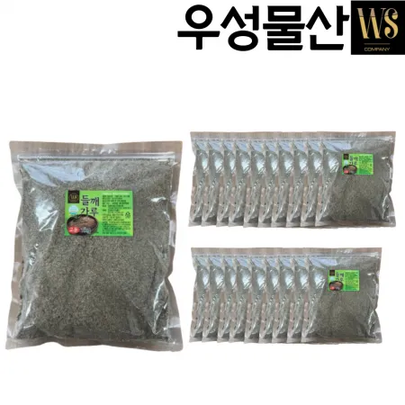 우성물산 고소한 볶음 볶은 고운 들깨가루 볶음용 탕용 1kg, 20봉, 1박스