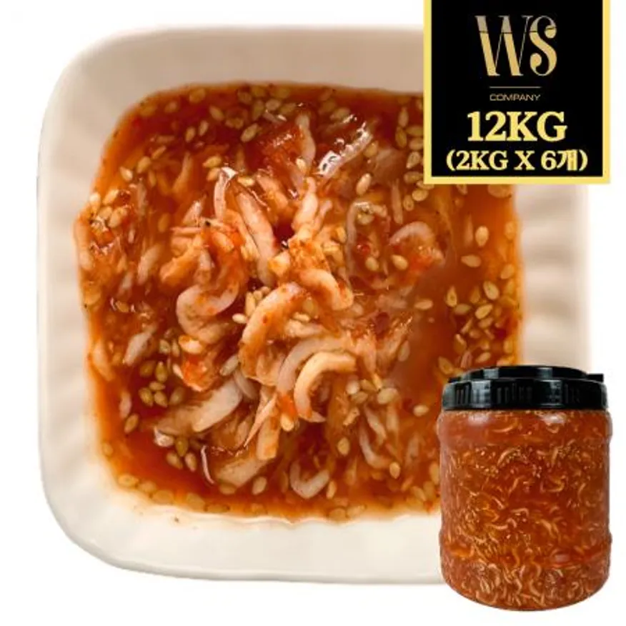 우성물산 농축양념 새우젓2kg*6통/총12kg 새우젓소스 업소용 이미지