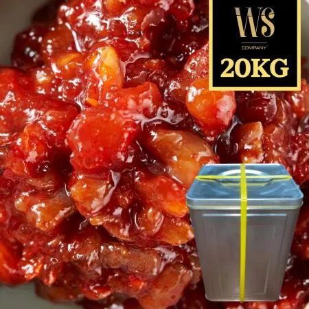 우성물산 1cm 오징어젓갈 20kg 무말랭이함유 [ 업소용 오징어젓 다진 젓갈 1센치 ]