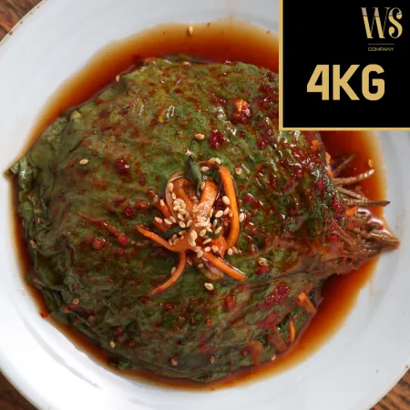 [그린이] 양념깻잎 4kg 박스포장 이미지