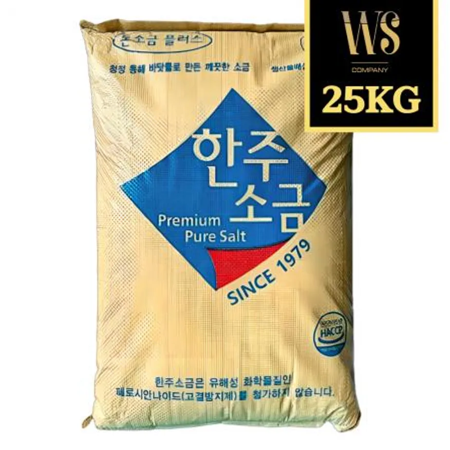 한주 본소금플러스 25kg 정제염 이미지