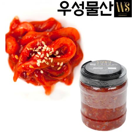 우성물산 채쓴 오징어젓갈 2kg, 1통, 업소용 가정용 이미지