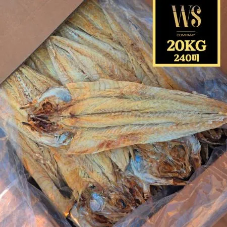 우성물산 황태포 20kg 240미 [ 건황태 제사포 북어포 제수용 마른명태 240마리 ]