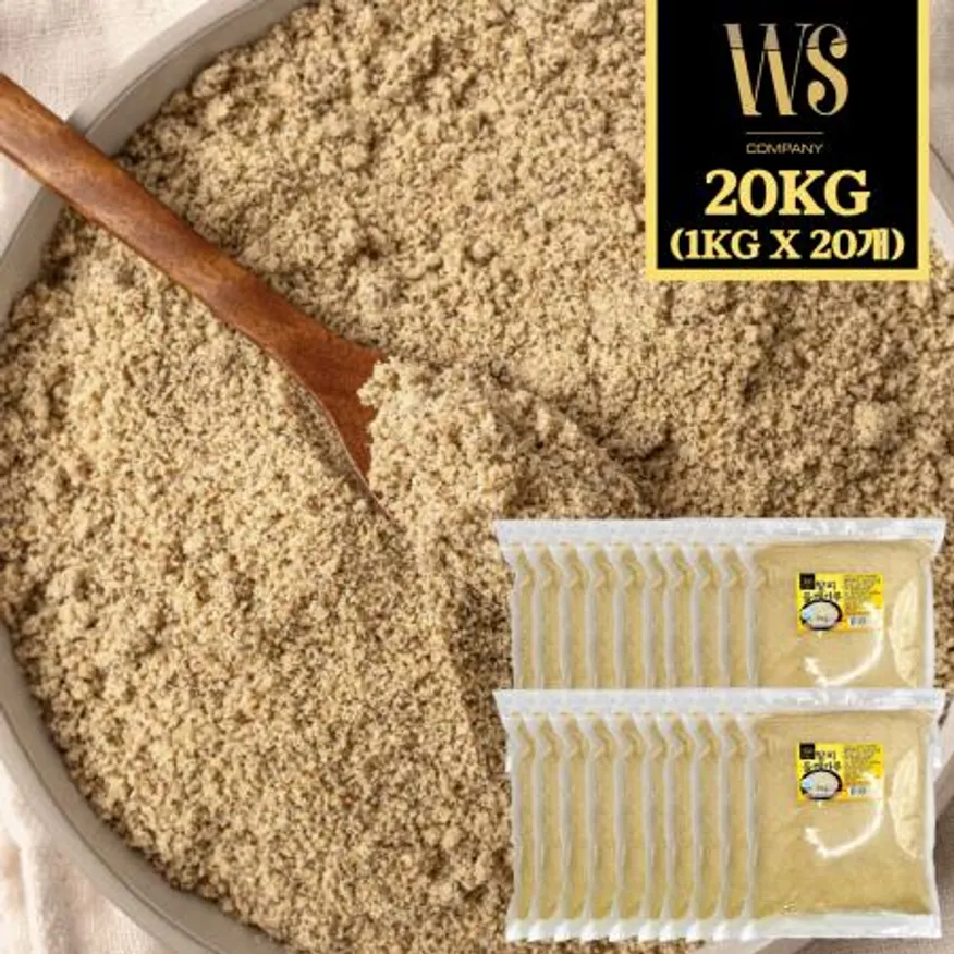 우성물산 고소한 볶음 탈피(기피) 들깨가루 1kgx20봉/박스 이미지