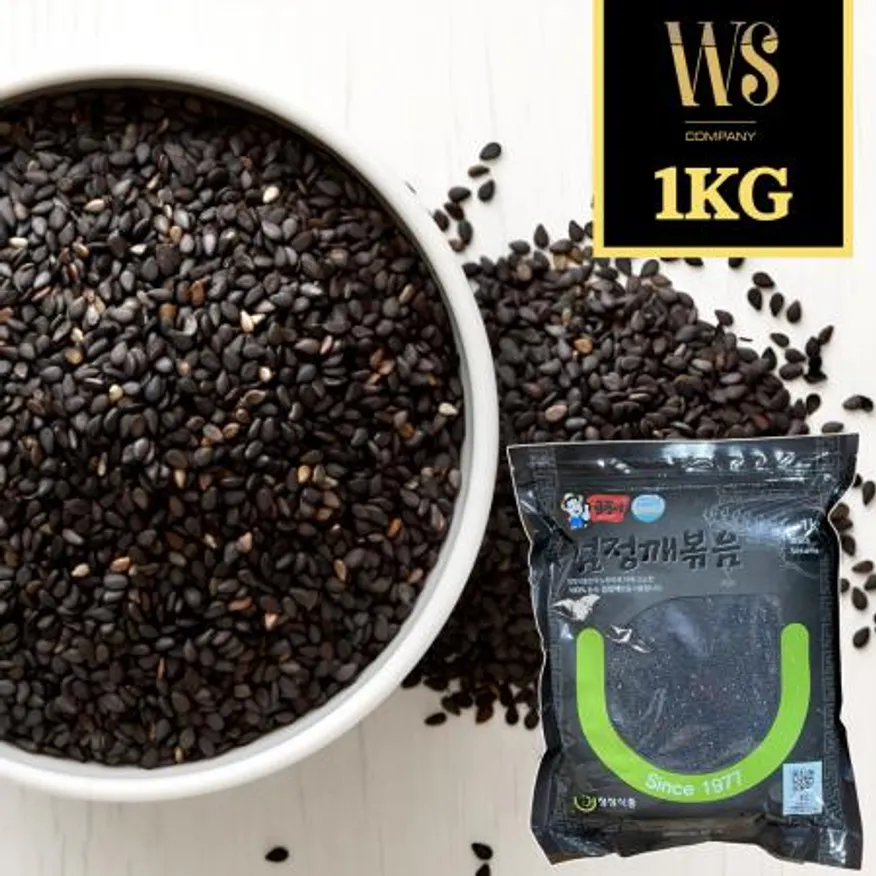 볶음검정깨 흑임자 1kg, 1봉 이미지