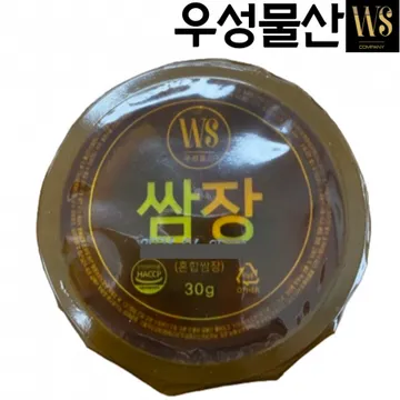 우성물산 원터치 쌈장소스  30g x 1개  낱개구매 샘플구매 소량구매
