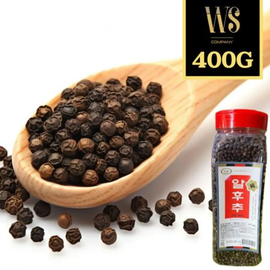 순 알후추 400g 플라스틱통포장 순도100프로 통후추 이미지
