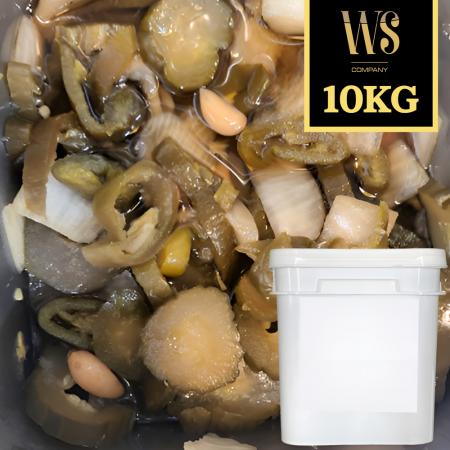 모듬야채 10kg  대용량 장아찌 피클 새콤달콤하고 아삭한식감