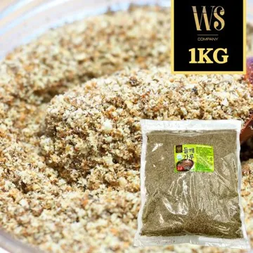 우성물산 고소한 볶음 볶은 고운 들깨가루 볶음용 탕용 1kg, 1봉