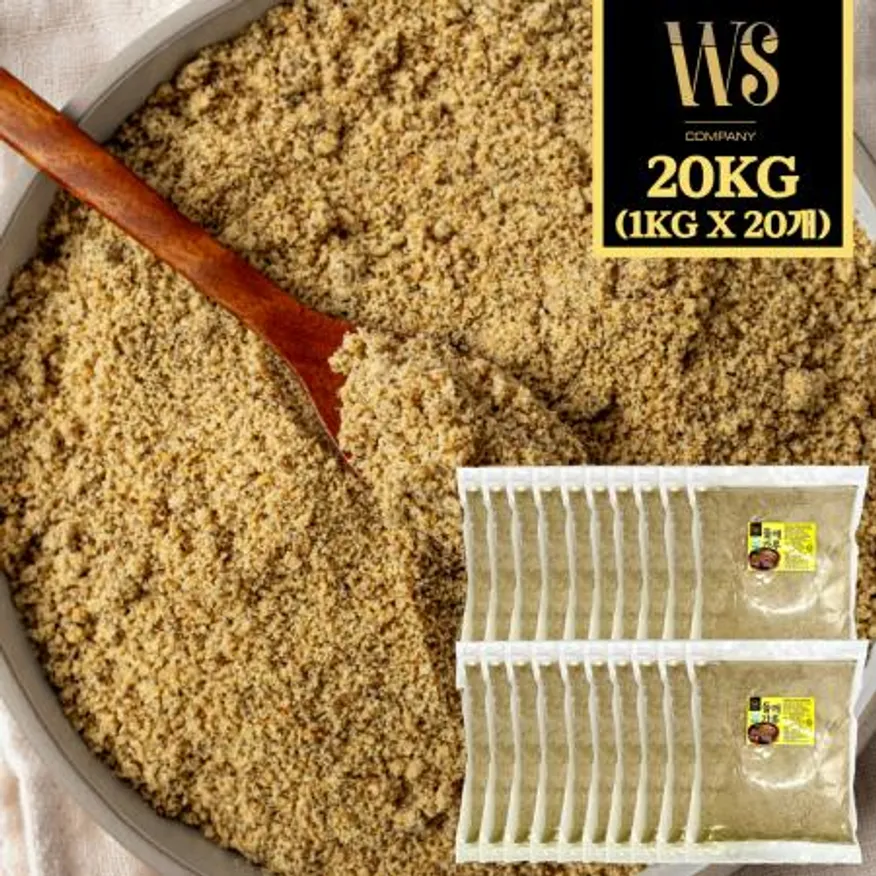 볶음 아주고운 미분들깨가루 1kg x 20팩/총20kg 박스포장 이미지