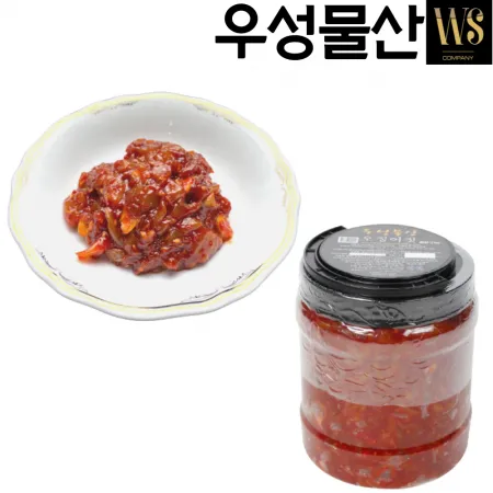 3센치 오징어젓갈 2kg ,1통