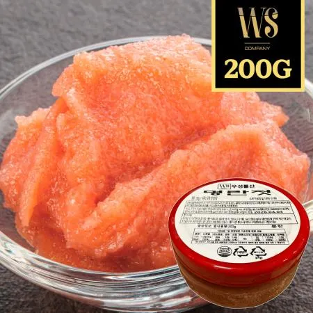우성물산 국내제조 분란 명란 200g [ 명란젓 백명란 소용량 소포장 ]