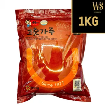 우성물산 보통매운맛 고운굵기 고춧가루 1kg 중국산 소스용 중식용