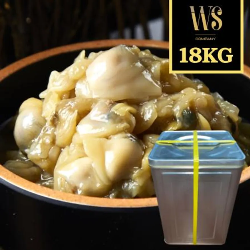 G가성비 조개젓갈 18kg 업소용 대용량 담백한맛 캔포장 이미지