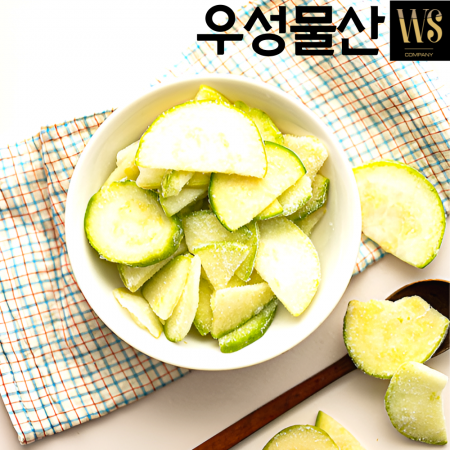 냉동야채 냉동 애호박 반달 슬라이스 8kg 이미지