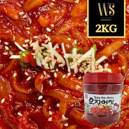[반찬단지] 오징어젓갈 2kg [ 오징어젓 젓갈 양념젓 ]