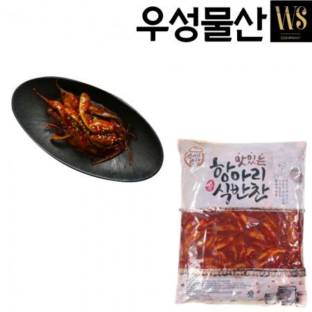 항아리식품 고추무침 4kg 1팩 이미지