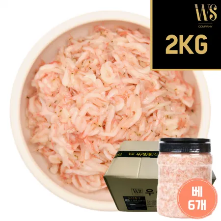 우성물산 베트남 새우젓(추젓) 2kg, 6통 박스포장 이미지