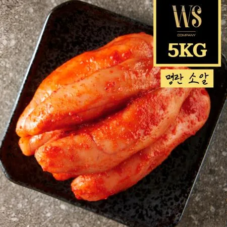 [참] 양념 명란젓 정란 소알 5kg [ 8~9센치 빨간색 명란 ]