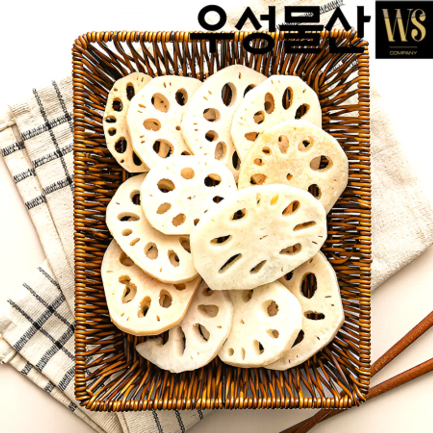 냉동야채 냉동 연근 슬라이스 10kg 이미지